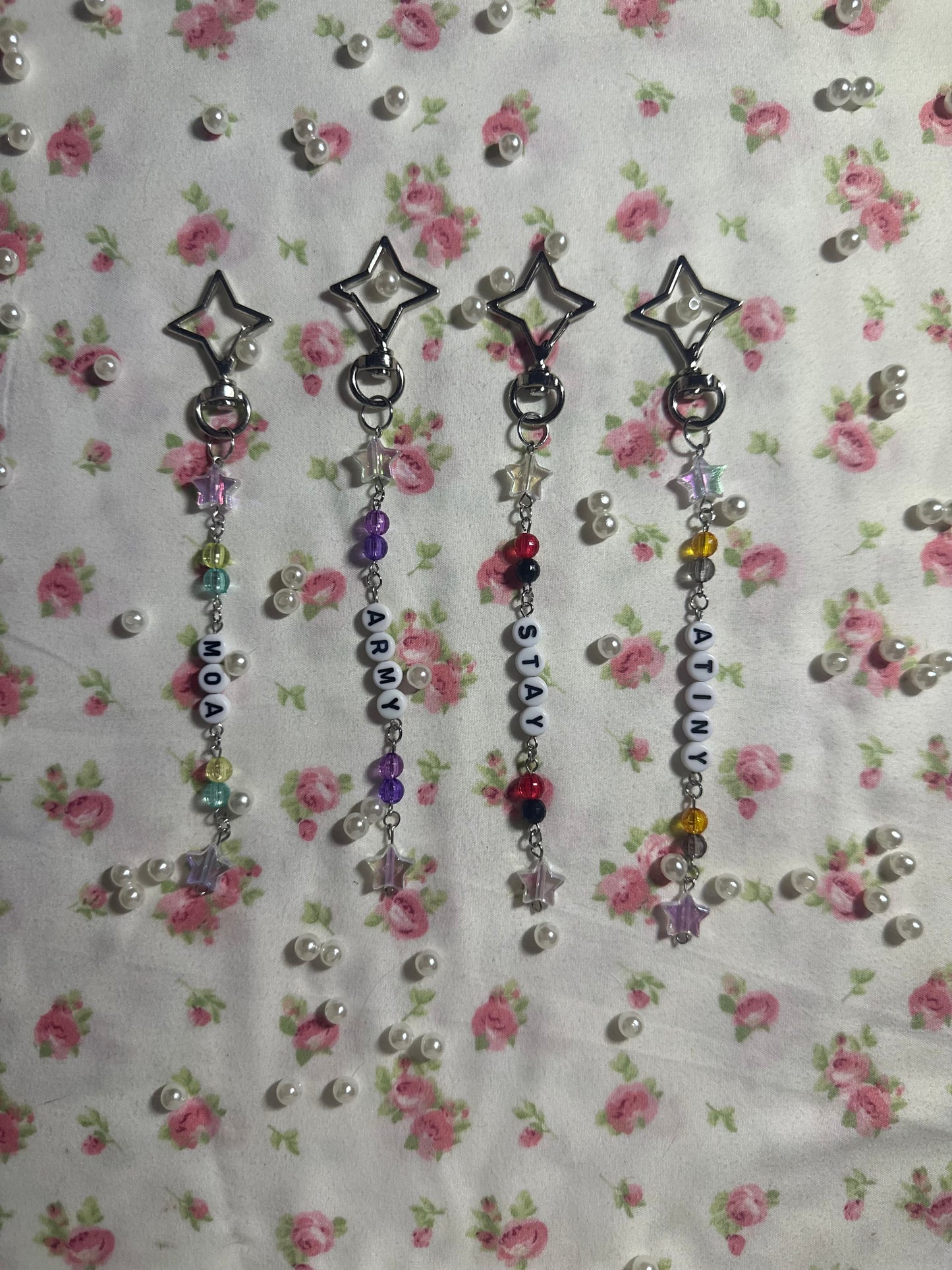 Star drop fandom keychains